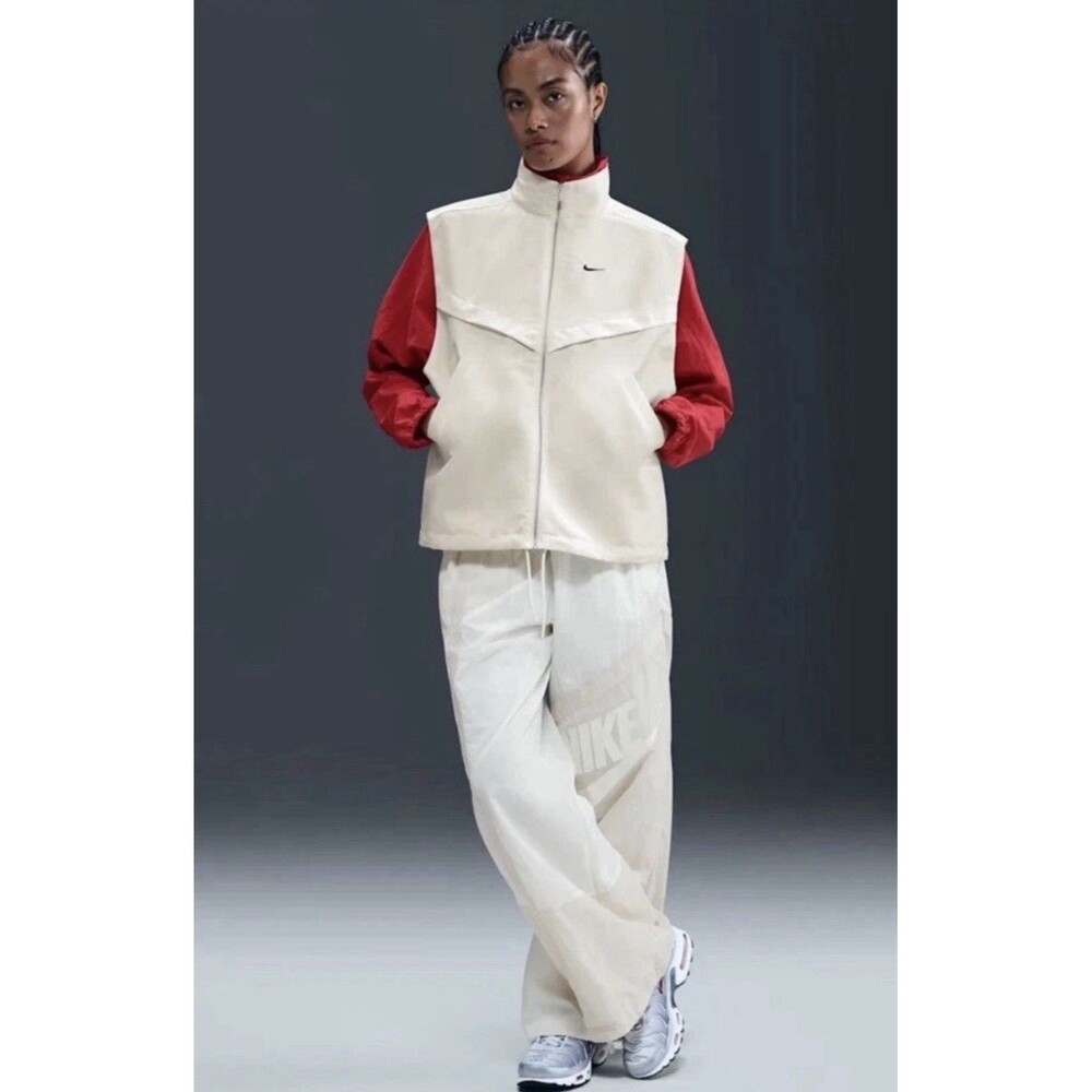 NWT Nike Sportswear Windrunner Women's Shine Vest Medium Oversized Fit